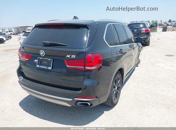 5UXKR0C59J0X85950 2018 BMW X5 Black Задня права чверть