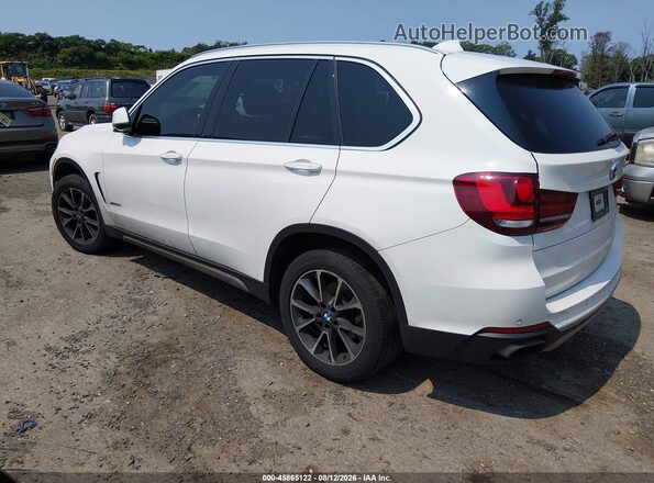 5UXKR0C59JL073341 2018 BMW X5 White Trasero izquierdo