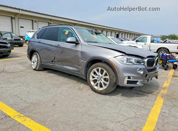 5UXKR0C5XG0P28603 2016 BMW X5 Silver Передня права чверть
