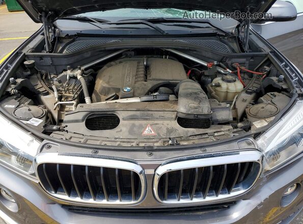 5UXKR0C5XG0P28603 2016 BMW X5 Silver Вид підкапотного простору