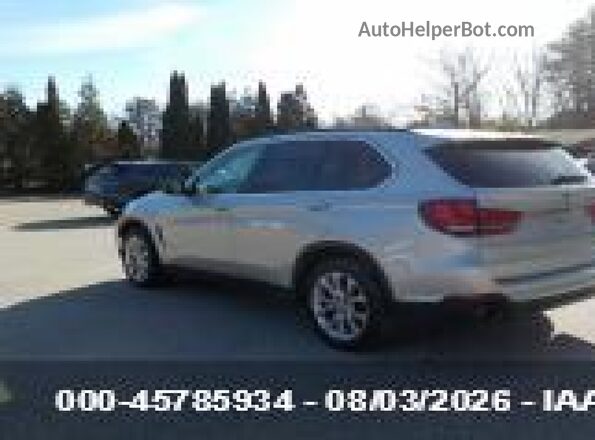 5UXKR0C5XG0P34322 2016 BMW X5 Silver Հետևի ձախ