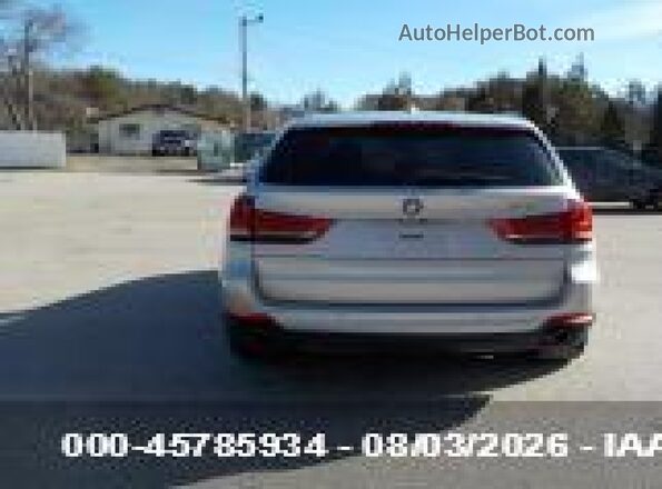 5UXKR0C5XG0P34322 2016 BMW X5 Silver Սալոնի հետևի տեսք