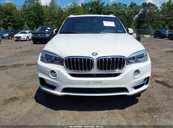 5UXKR2C30H0W43989 2017 BMW X5 White Vista frontal
