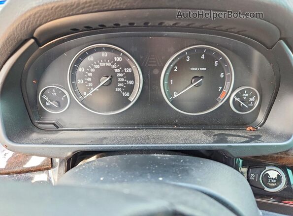 5UXKR2C31H0W43497 2017 BMW X5 Black ხელსაწყოთა პანელის ხედი