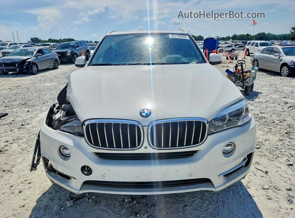 5UXKR2C37H0X04240 2017 BMW X5 White წინა ხედი
