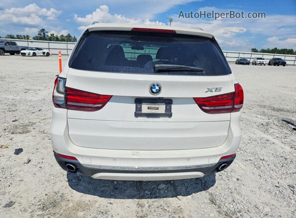 5UXKR2C37H0X04240 2017 BMW X5 White უკანა ხედი