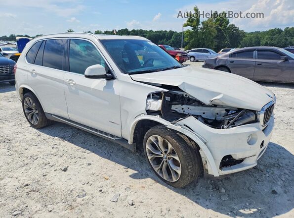 5UXKR2C37H0X04240 2017 BMW X5 White წინა მარჯვენა