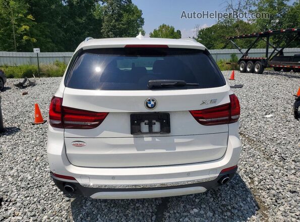 5UXKR2C37H0X05002 2017 BMW X5 Белый Вид сзади