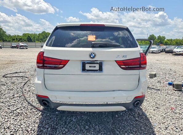 5UXKR2C38H0W43397 2017 BMW X5 White Widok z tyłu