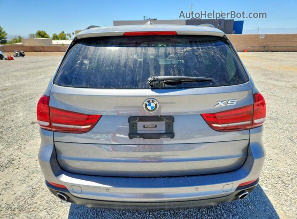 5UXKR2C50G0R69596 2016 BMW X5 Gray უკანა ხედი