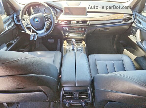 5UXKR2C50G0R69596 2016 BMW X5 Gray წინა პანელის ხედი