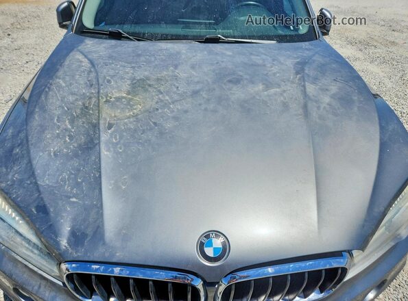5UXKR2C50G0R69596 2016 BMW X5 Gray ძრავის განყოფილების ხედი
