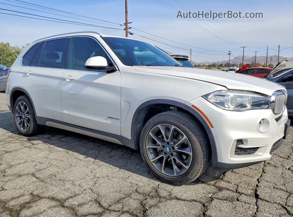 5UXKR2C51J0X08792 2018 BMW X5 Белый Передняя правая четверть
