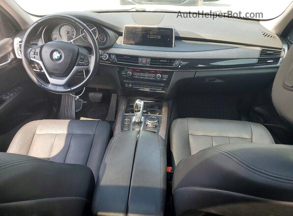 5UXKR2C52G0H42882 2016 BMW X5 White Вид панелі приладів