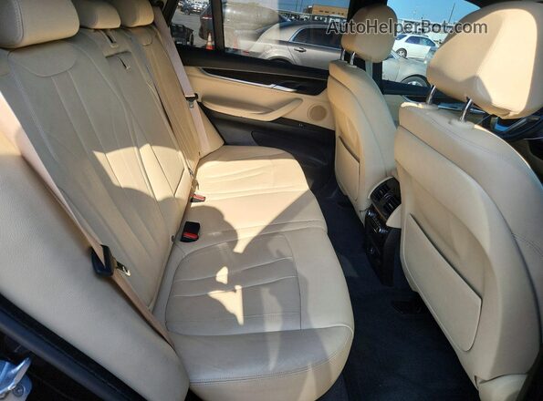 5UXKR2C52H0U20581 2017 BMW X5 Brown უკანა სავარძლების ხედი