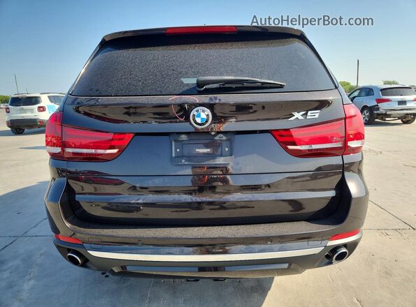 5UXKR2C52H0U20581 2017 BMW X5 Brown უკანა ხედი
