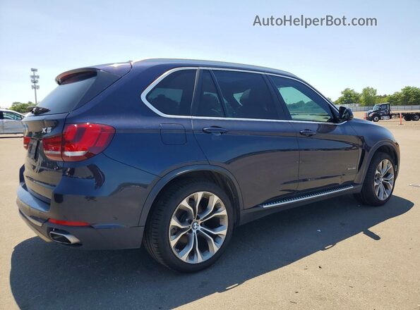 5UXKR2C54J0X09340 2018 BMW X5 Blue Tył prawy