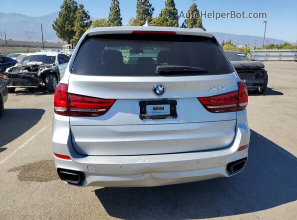 5UXKR2C56G0R72132 2016 BMW X5 Silver Հետևի տեսք