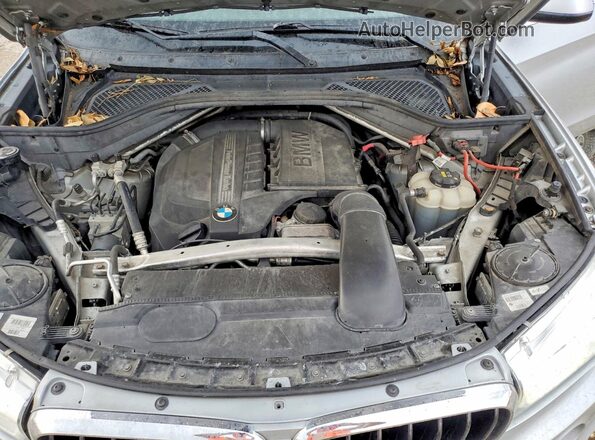 5UXKR2C57G0R71054 2016 BMW X5 Gray უკანა სალონის ხედი