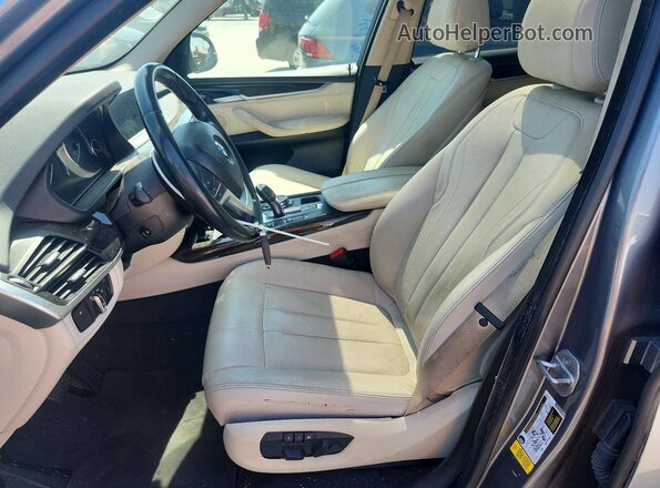 5UXKR2C58G0R72875 2016 BMW X5 Silver Widok deski rozdzielczej