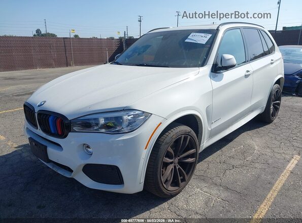 5UXKR2C58J0Z21397 2018 BMW X5 Белый Передняя левая четверть