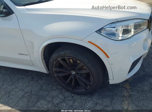 5UXKR2C58J0Z21397 2018 BMW X5 Белый Вид спереди