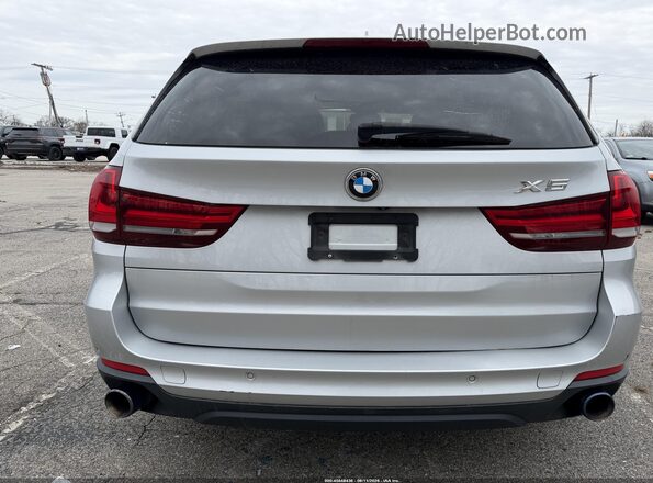 5UXKR2C59G0R69371 2016 BMW X5 Серебряный Вид сзади