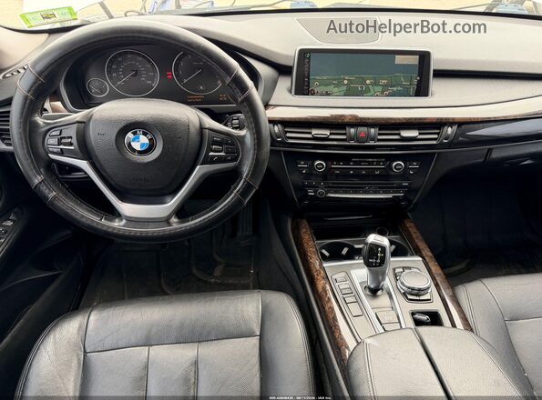 5UXKR2C59G0R69371 2016 BMW X5 Серебряный Вид панели приборов