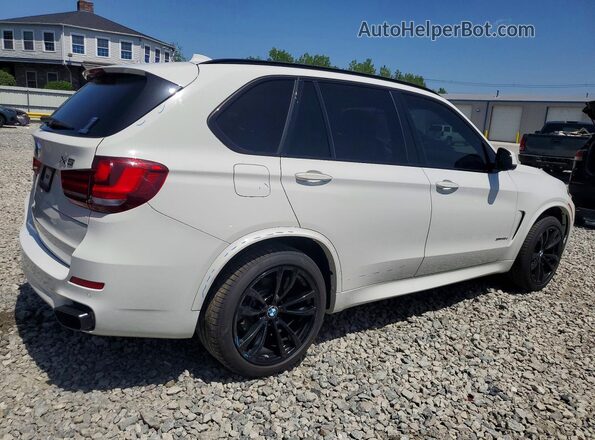 5UXKS4C30H0Y15910 2017 BMW X5 Белый Задняя правая четверть