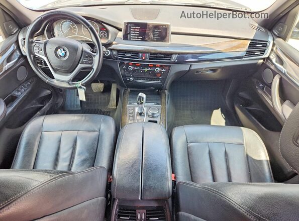 5UXKS4C3XH0U05888 2017 BMW X5 Gray Առջևի վահանակի տեսք