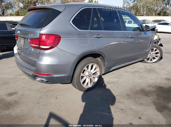 5UXKS4C58J0Z90025 2018 BMW X5 Gray Հետևի աջ