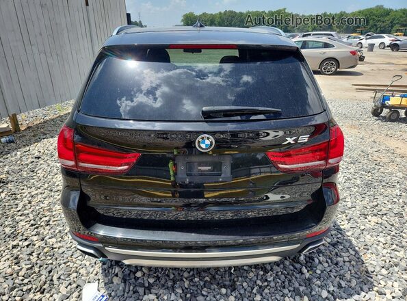 5UXKT0C30H0V95612 2017 BMW X5 Black უკანა ხედი