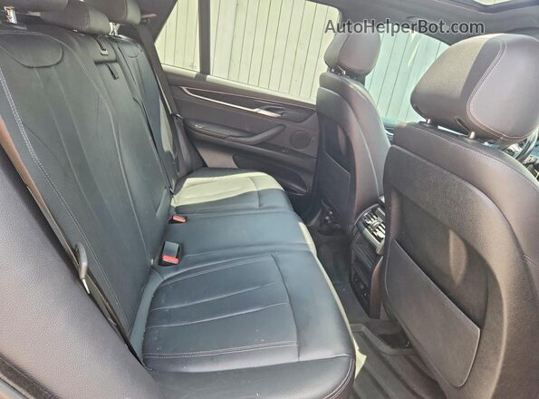 5UXKT0C30H0V95612 2017 BMW X5 Black უკანა სალონის ხედი