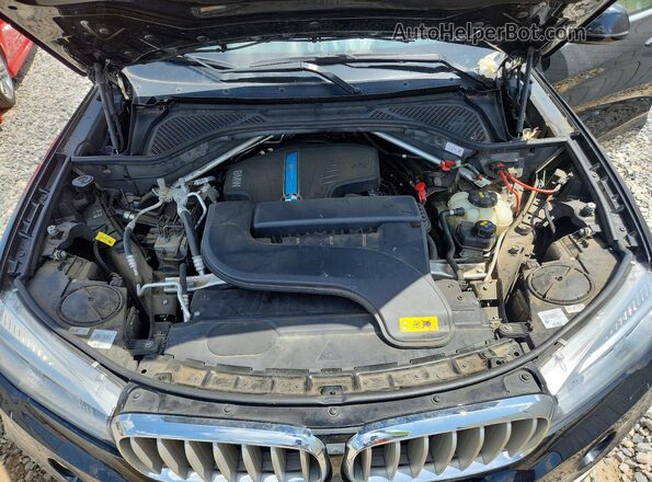 5UXKT0C30H0V95612 2017 BMW X5 Black ძრავის განყოფილების ხედი