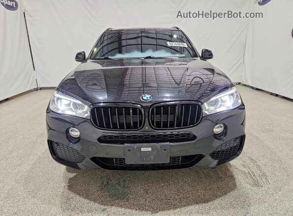 5UXKT0C30H0V97070 2017 BMW X5 Black წინა ხედი