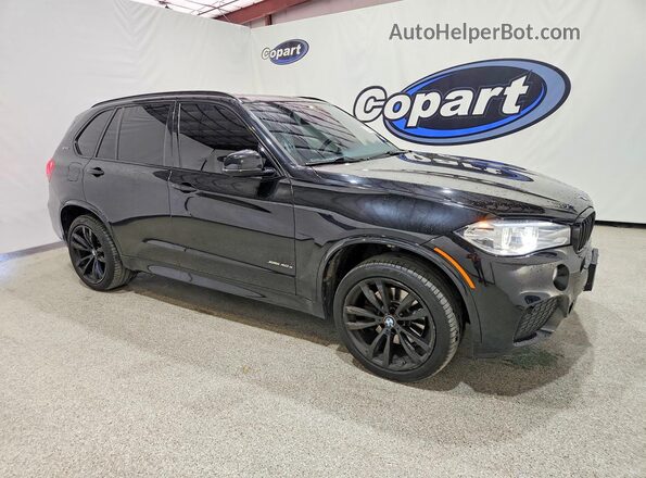 5UXKT0C30H0V97070 2017 BMW X5 Black წინა მარჯვენა