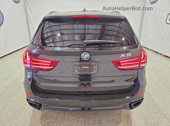 5UXKT0C30H0V97070 2017 BMW X5 Black უკანა ხედი