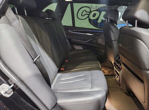 5UXKT0C30H0V97070 2017 BMW X5 Black უკანა სალონის ხედი