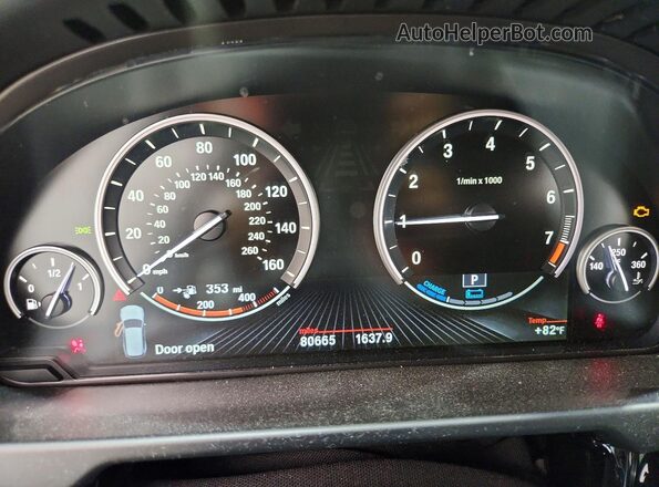 5UXKT0C30H0V97070 2017 BMW X5 Black ხელსაწყოთა პანელის ხედი