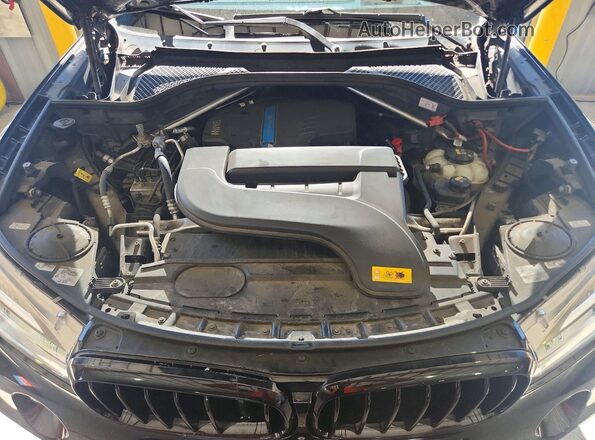 5UXKT0C30H0V97070 2017 BMW X5 Black ძრავის განყოფილების ხედი