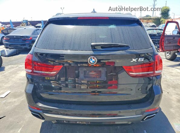 5UXKT0C30H0V97392 2017 BMW X5 Black Вид ззаду