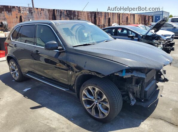 5UXKT0C30H0V97392 2017 BMW X5 Black Передня права чверть