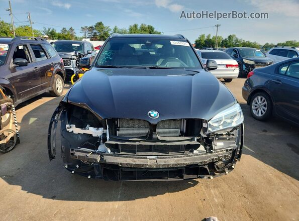 5UXKT0C33H0V95877 2017 BMW X5 Black Widok z przodu