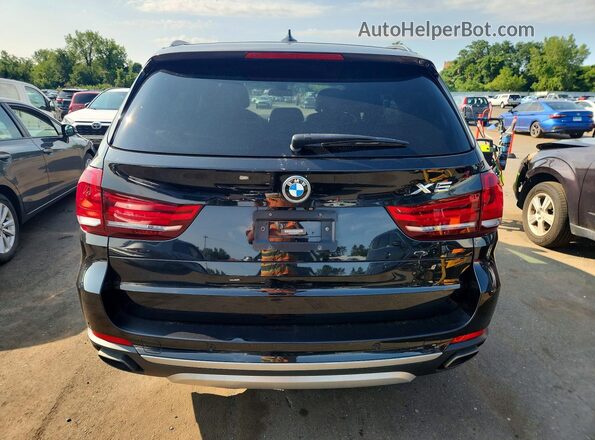5UXKT0C33H0V95877 2017 BMW X5 Black Widok z tyłu