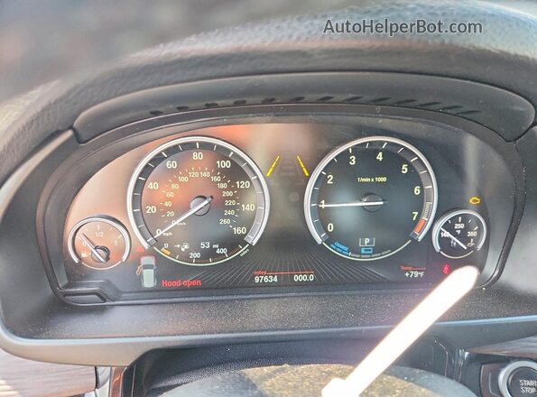 5UXKT0C33H0V95877 2017 BMW X5 Black Widok zestawu wskaźników