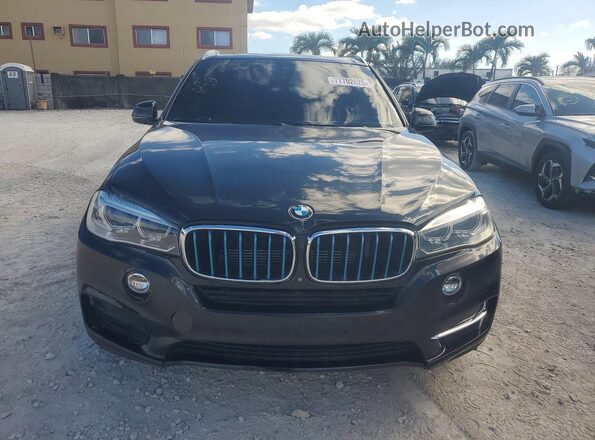 5UXKT0C33H0V96415 2017 BMW X5 Black წინა ხედი
