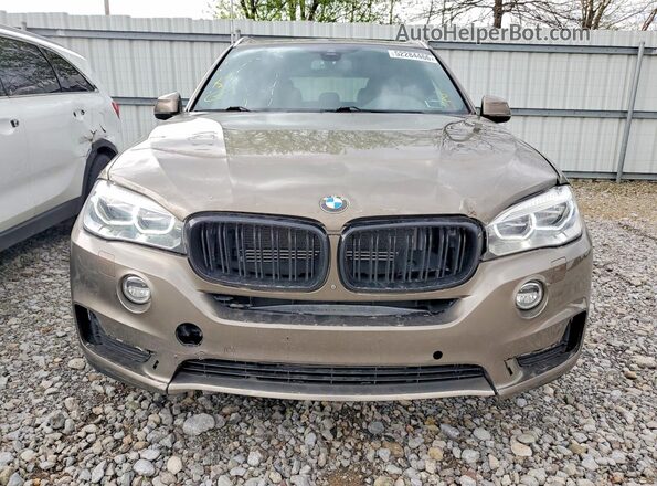 5UXKT0C35H0V97808 2017 BMW X5 Tan Widok z przodu
