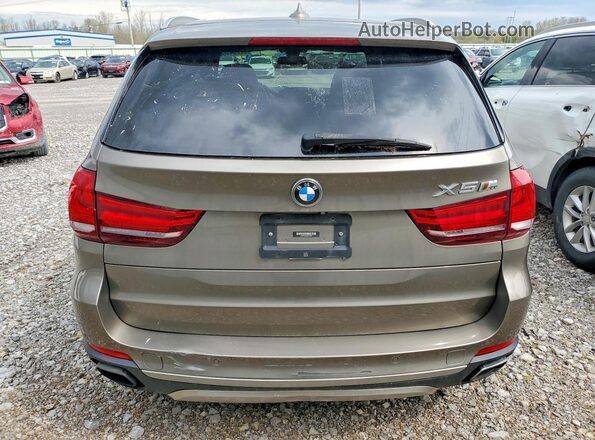 5UXKT0C35H0V97808 2017 BMW X5 Tan Widok z tyłu