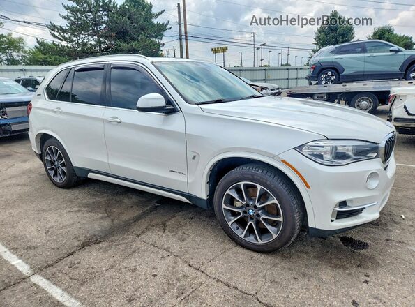 5UXKT0C37H0V95400 2017 BMW X5 Белый Передняя правая четверть