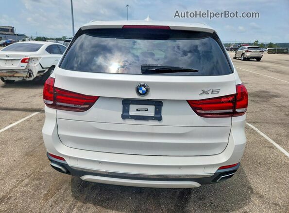 5UXKT0C37H0V95400 2017 BMW X5 Белый Вид сзади